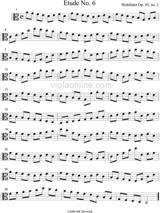 Etude No. 6